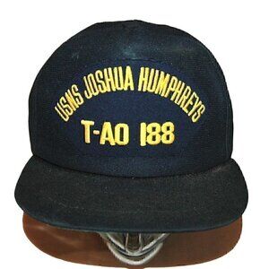 USNS JOSHUA HUMPHREYS Cap T-AO 188 United States Navy Plankowner Snapback Hat